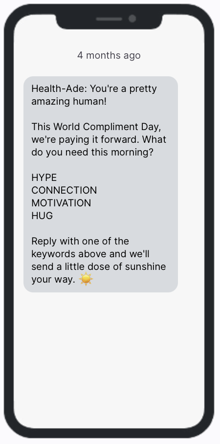 HealthAde KeywordsCompliments