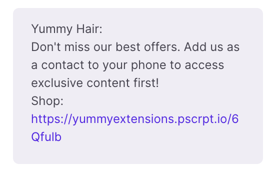 Yummy Extensions Welcome Message Yummy Extensions Welcome Message