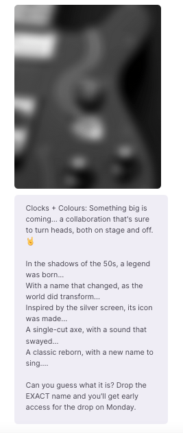 Clocks and Colours SMS Campaign