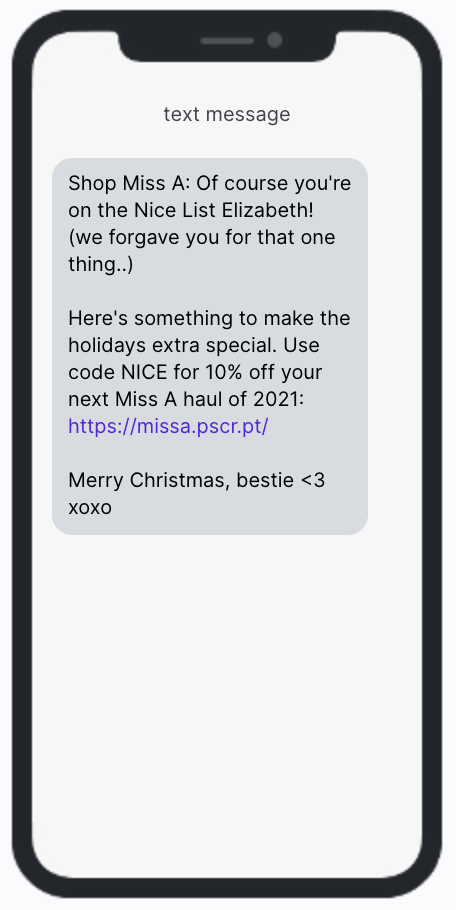 Miss A conversational response 1