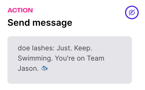 Response Branching Doe Lashes