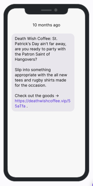 St. Patrick Death Wish Coffee