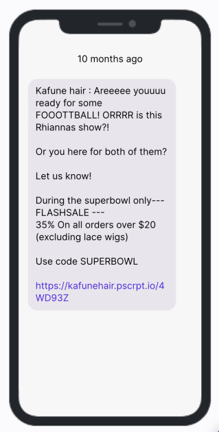 Superbowl Kafune Hair