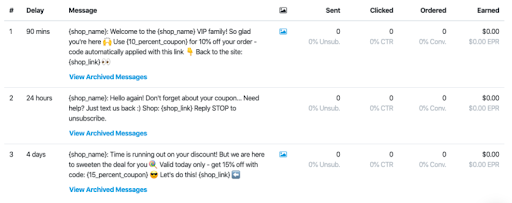 welcome series postscript app
