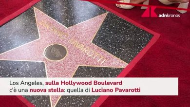 Photo of On the Walk of Fame the star goes to Pavarotti